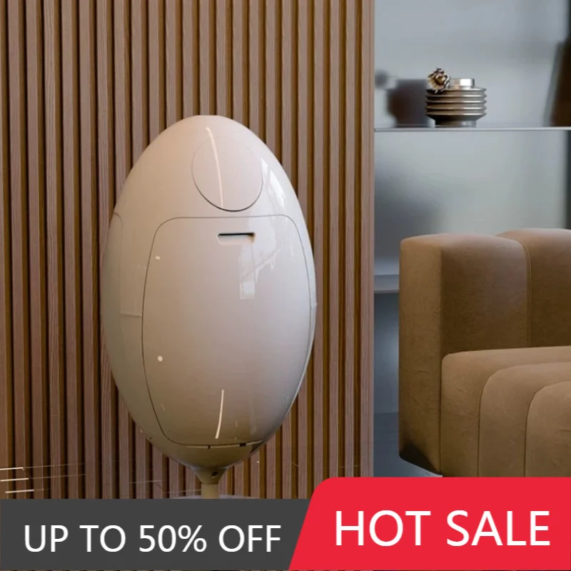 Large Separate Trash Bins Modern Home Creative Dinosaur Egg Trash Can Detachable Inner Bucket Kitchen Dustbin Garbage Container