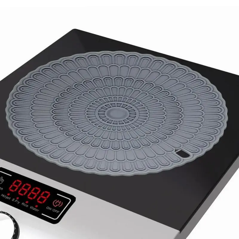 Silicone Induction Cooker Pad Non Slip Food Grade Electric Stove Cover Mat Cooktop Protector Cooking Protector mat