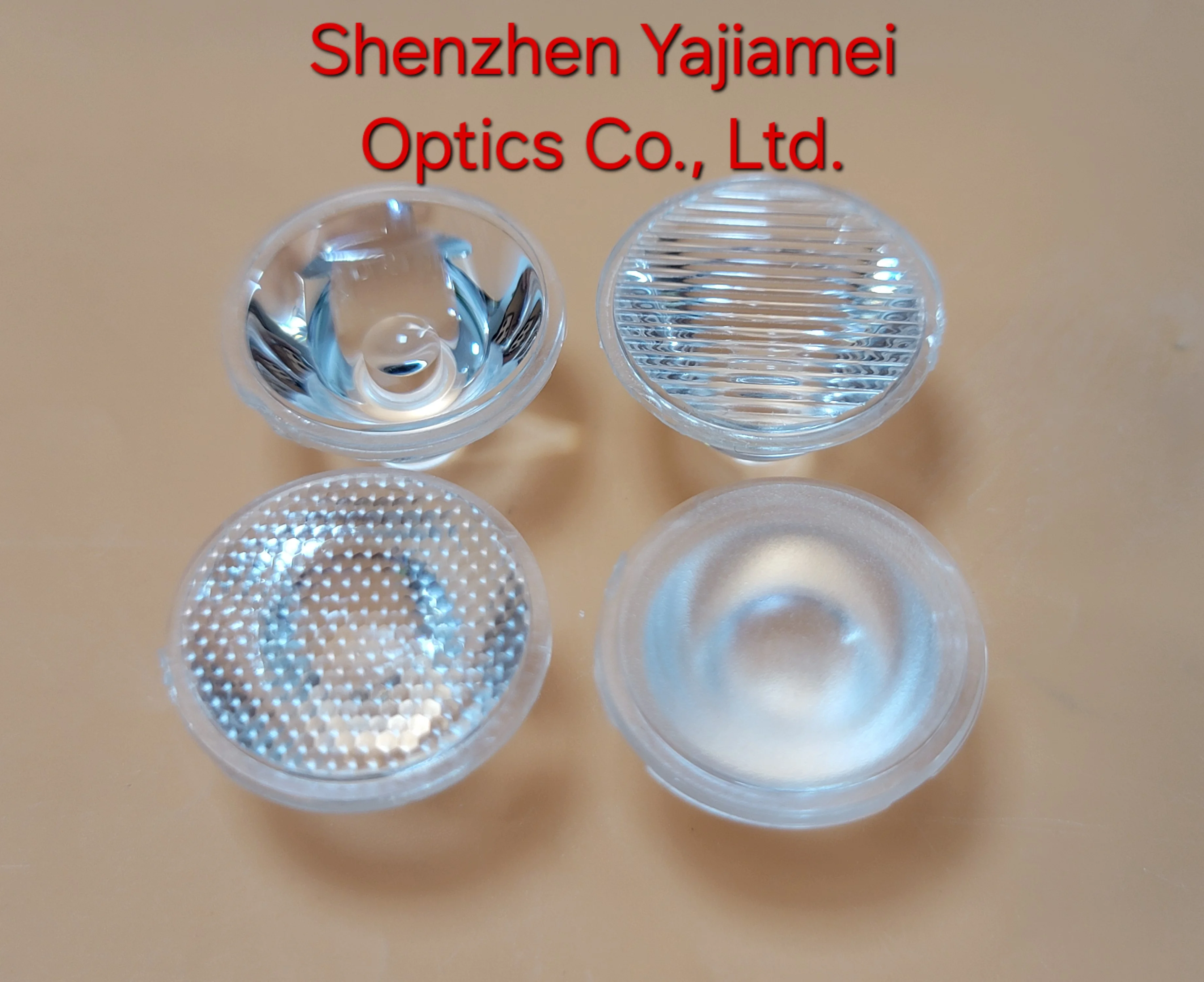 XP lens Diameter 20mm smooth surface ,5 degrees or 10 15 20 30 45 60 85 degrees Led Lens, XLamp XPE XPG2 lens