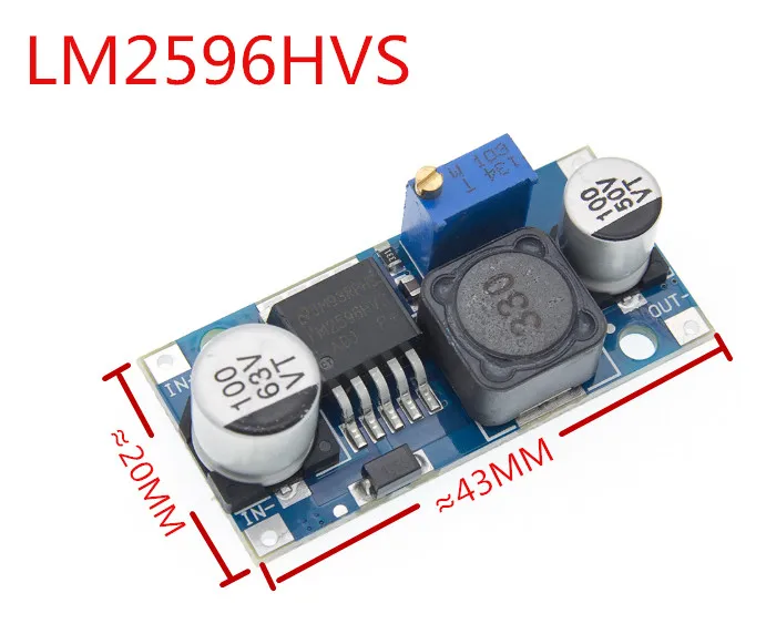 LM2596HVS LM2596 HV LM2596HV DC-DC Adjustable Step Down Buck Converter Power Module 4.5-50V To 3-35V Urrent limiting