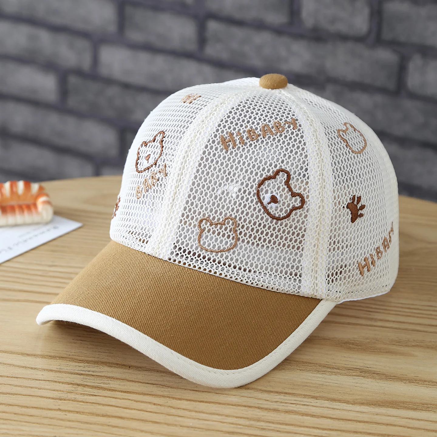Korean-style Children's Hat - Summer Fashionable and Versatile Sun-Protective Beanie with Breathable Baseball Cap Design view 5