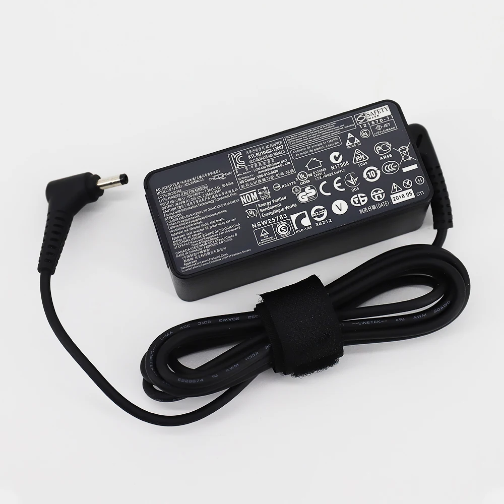 Carregador Adaptador Ac do laptop 20V 2.25A 45W 4.0*1.7mm para Lenovo Thinkpad ADLX45NLC3 ADLX45NDC3A ADLX45NCC3A 0C19880