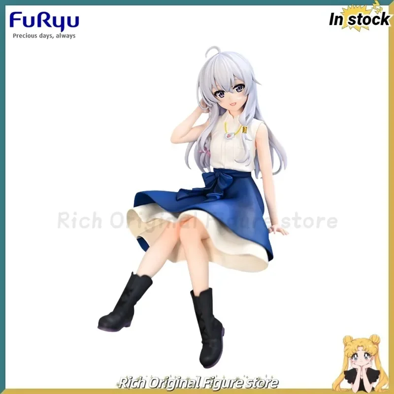 

【In Stock】Original FuRyu THE JOURNRY OF ELAINA Noodle Stopper Elaina Flared Skirt Style- Anime Figure Collection Model toy