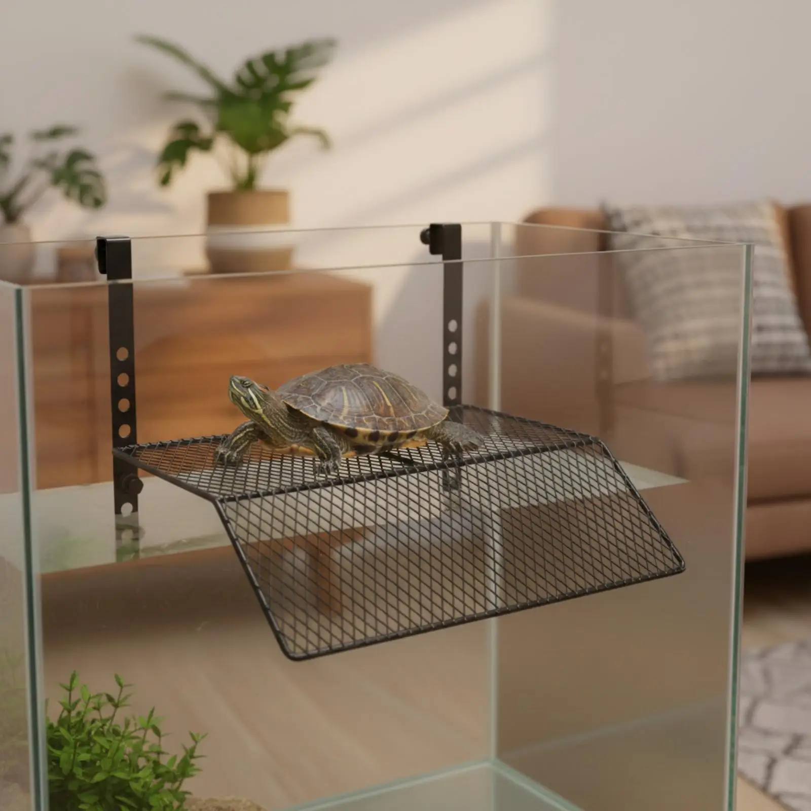 Turtle Basking Platform Heavy-Duty Climbing Ramp Lightweight for Aquatic Turtles