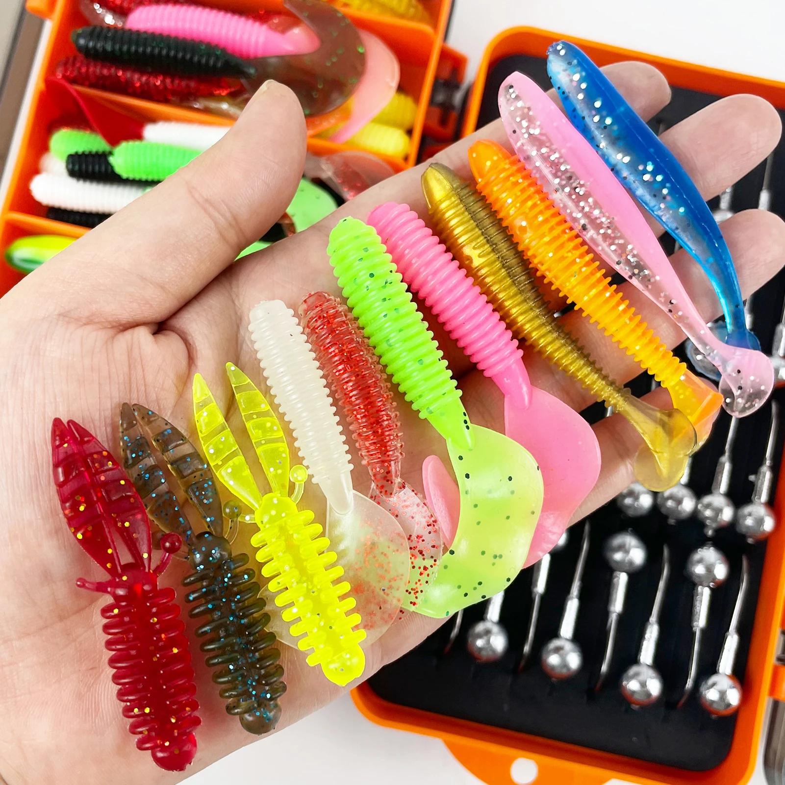 Señuelos blandos Free Fisher para pesca de lubina con cola - imagen 2