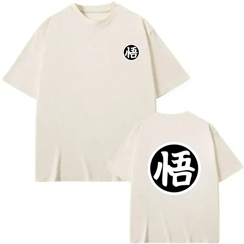 Zomer Mode Anime Son Goku T-shirt Korte Mouw Tops Tee Losse Casual T-shirts Mannen vrouwen Harajuku Kleding