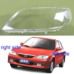 For Mazda 323 Familia Front Headlight Shell Headlamp Cover PC Transparent Lampshade Plexiglass Replace Original Lens