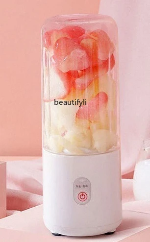 Juicer Small Portable Fruit Electric Juicing Cup, Mini Multifunctional Fried Juice