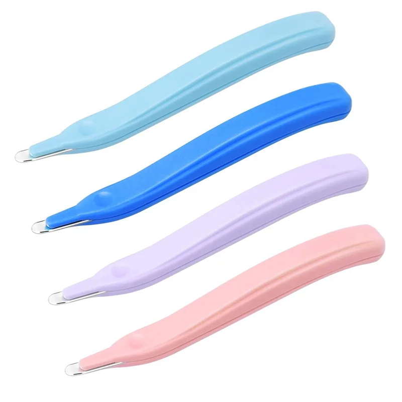 AEE7-4 Pack Magnetic Staple Remover Tools, Professional Stapler Removers Staple Puller Remover For Classroom (4 Colors)