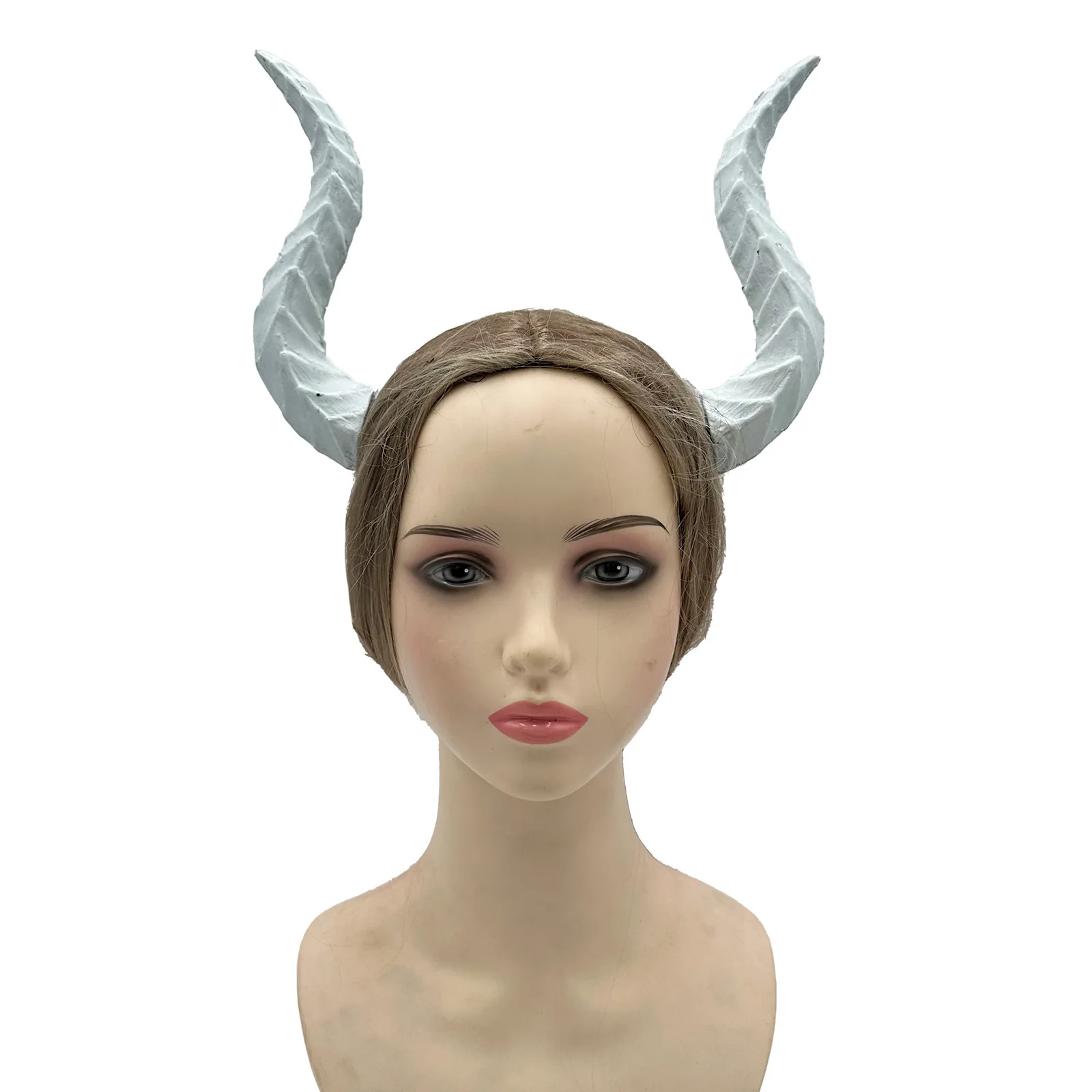 Devil's Horn Headpiece Coplay Animal Sheep Cow Demon Horn Headwear Halloween Carnival Dress Up Party Headband Costume Props 4