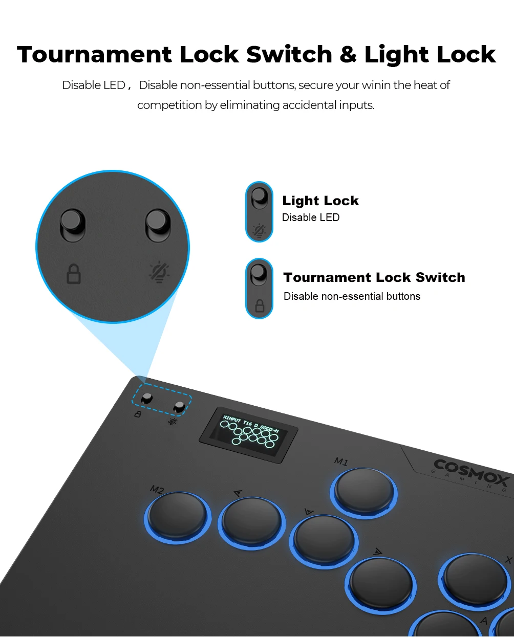 Haute42 M-Ultra Gen 2 Aluminium-Legierung Hebellos-Arcade-Stick Hitbox-Controller für PC/PS4/PS5 Arcade-Hebellos-Controller – Detail 13
