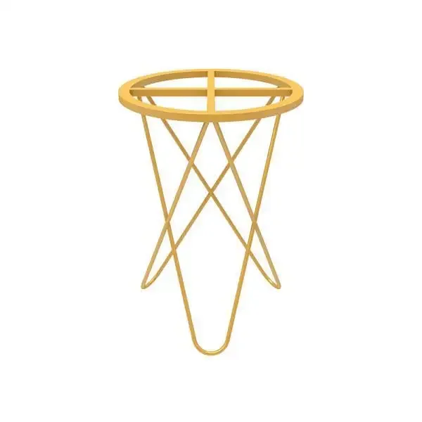 U-shaped cross coffee wrought iron  foot bracket, desk coffee table bar table dining   foot metal   rack
