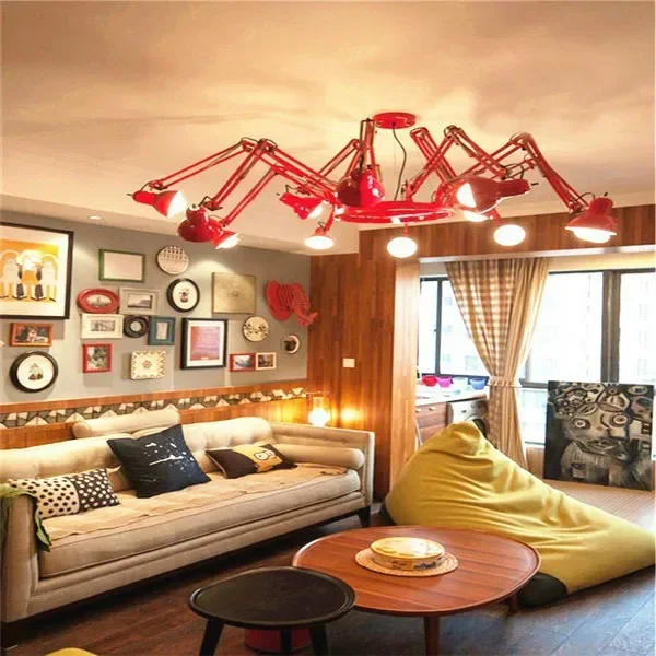 Modern Iron Pendant Lamps Vintage European France Style 14 Head Iron Pendant Light Free Shipping