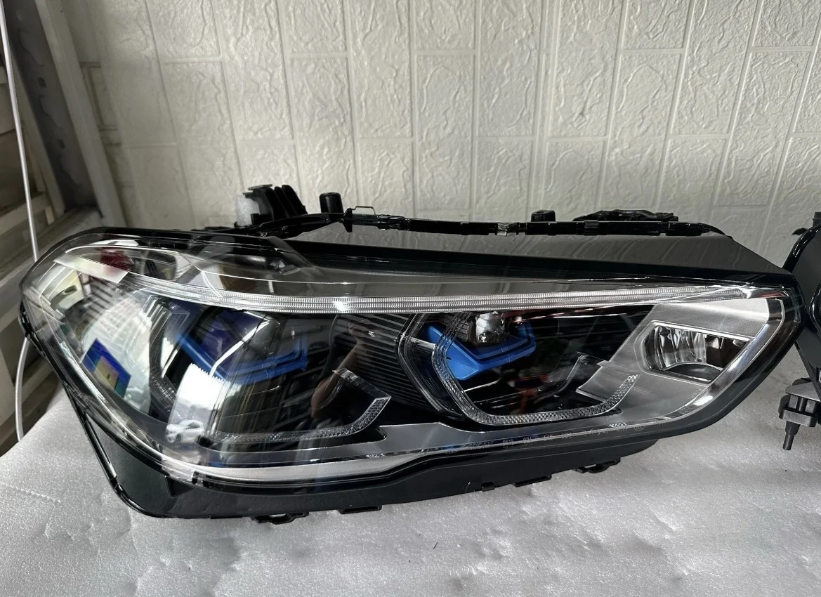 Original G05r Headlight Shadow Line Black OEM for BMW X5 X6 F95 G06 G05 LED Headlight Car Headlight 2019-2022
