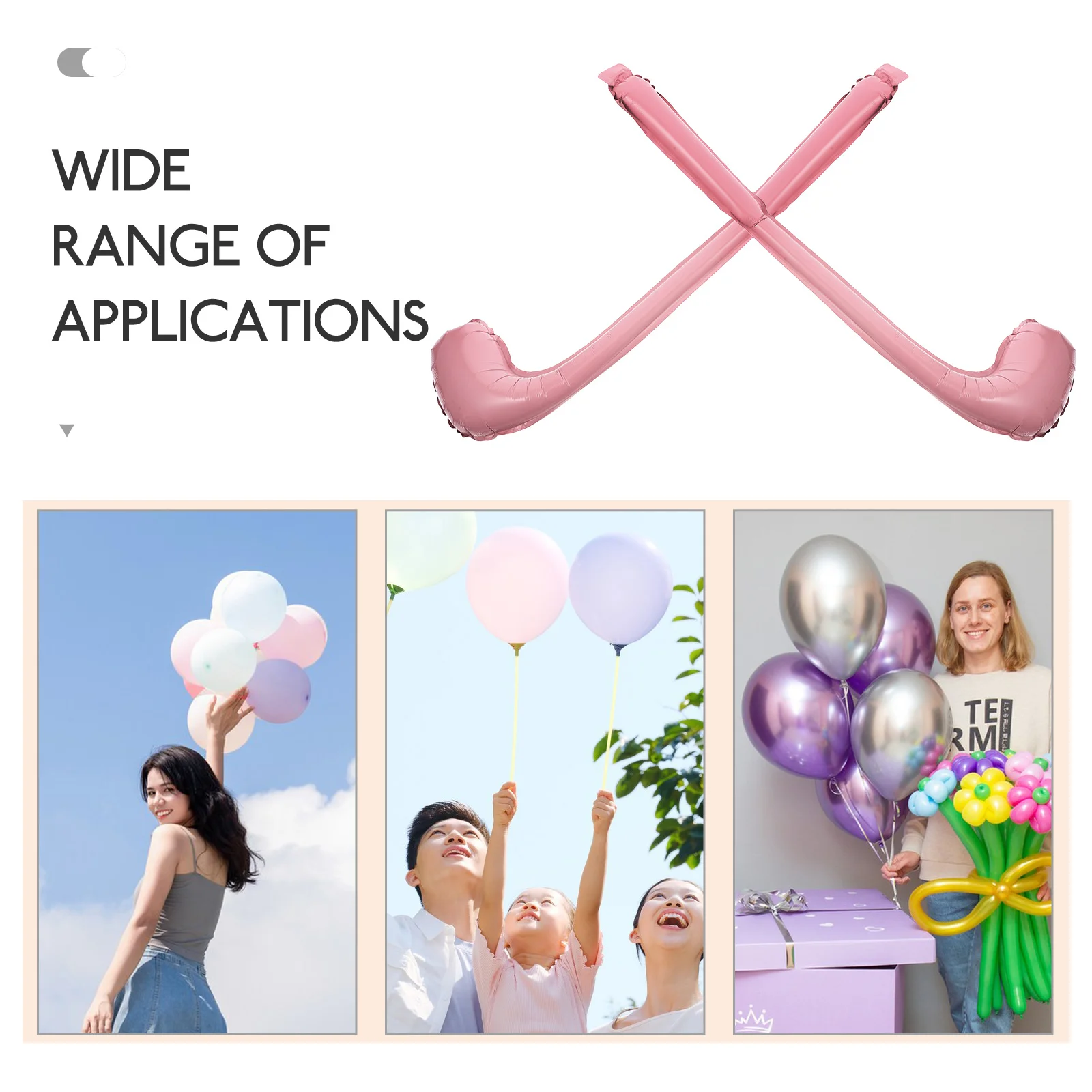 

10 Pcs Golf Club Balloon Cheerleading Inflatable Jungle Birthday Decorations Balloons Party Aluminum Foil