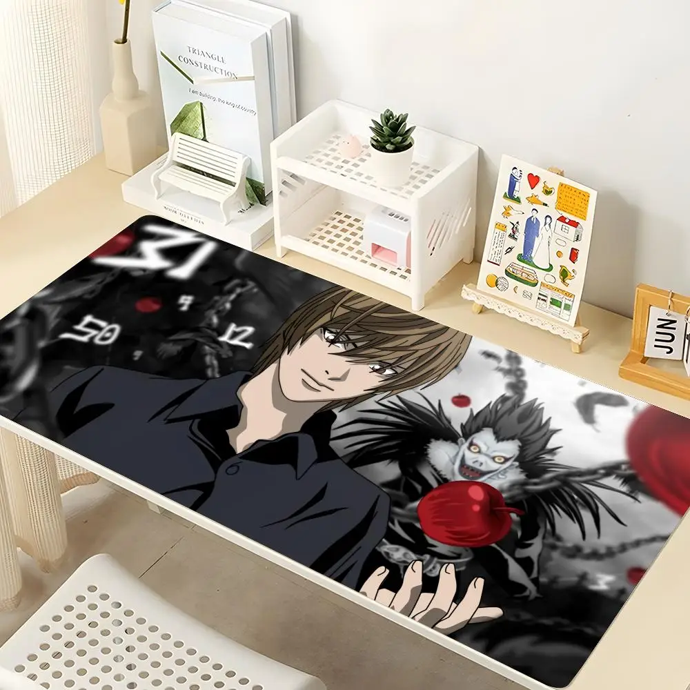 

Коврик для мыши Death Note в стиле аниме, игровой коврик для мыши, абстрактный большой коврик для мыши 900x400x5 мм, геймерский коврик XXL Mause, ковер, ПК, стол