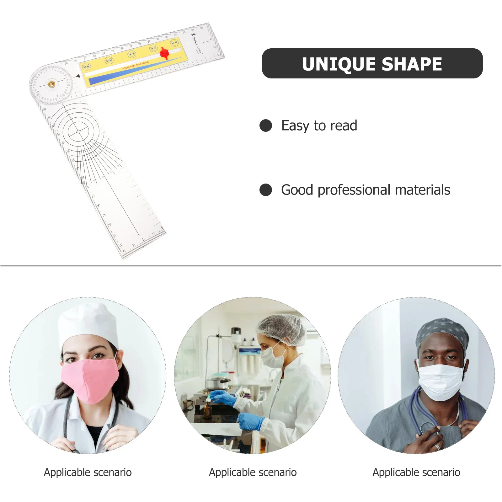 Angle Finder Angle Protractor Ruler Practical Medical Ruler Hospital Measuring Accessory goniometer spinal goniometer