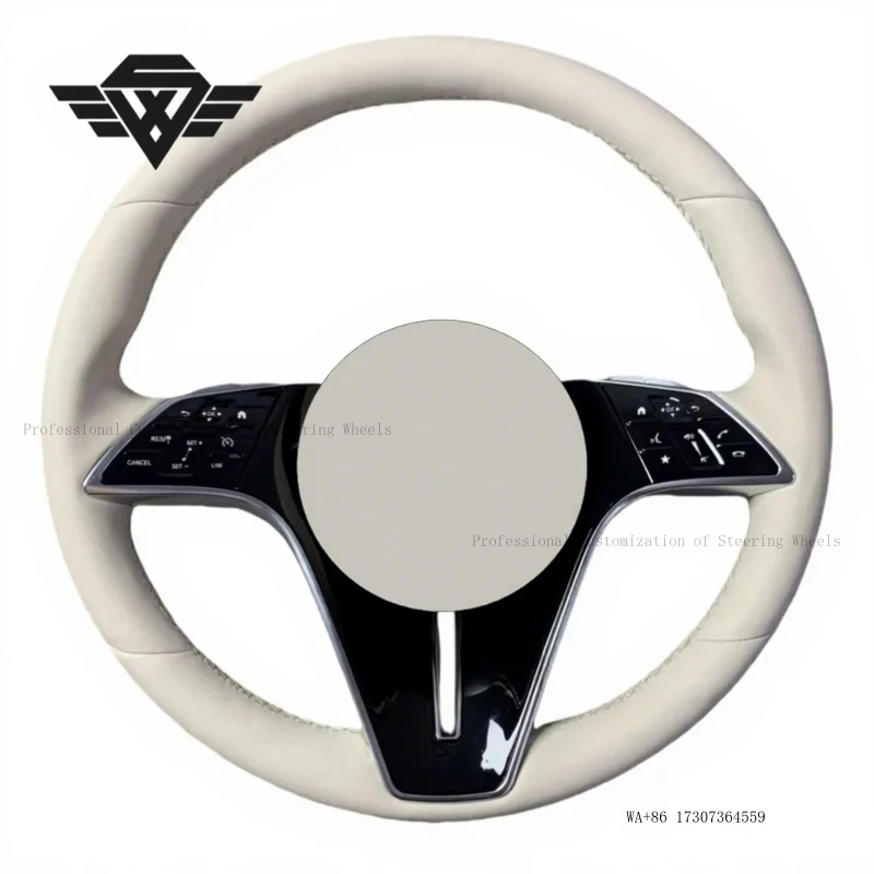 Superior Custom Real Leather Steering Wheel for Mercedes Benz G63 C63 E63 W212 W213 W204 W205 W211 W218 G63 E300 Factory Price