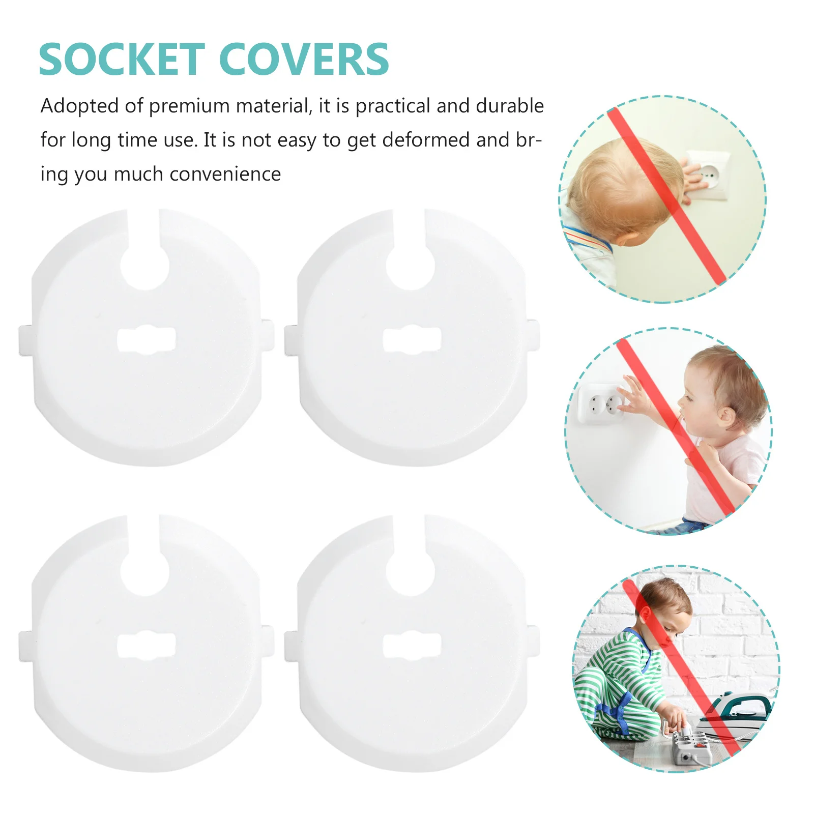 

20 шт., защитные чехлы для электрических розеток, прочные противоударные защитные чехлы для розеток для домашнего офиса, детские защитные чехлы для розеток