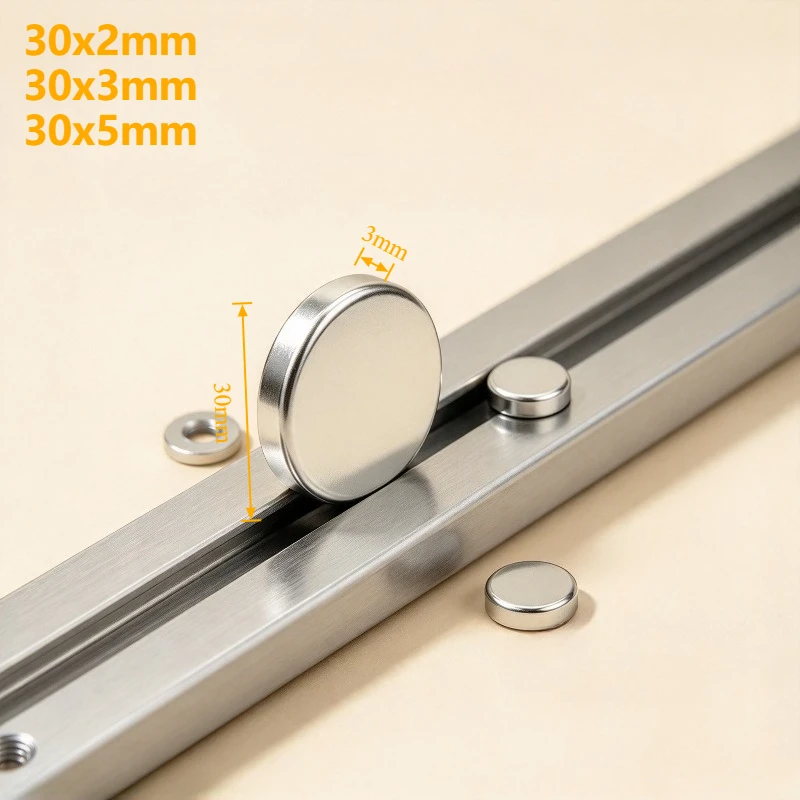 30x2mm 30x3mm 30x5 N35 Round Disc Neodymium Magnet NdFeB Rare Earth Magnets for DIY Handmade Home Decor Crafts Fridge Industrial