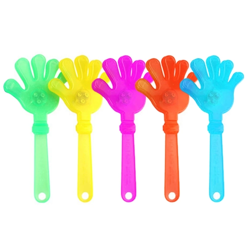 5pc/Pack Fashion LED Hand Clapper Concert Party Cheering Toy Children Clap Your Hands Small Hands Clapping Light up Toy