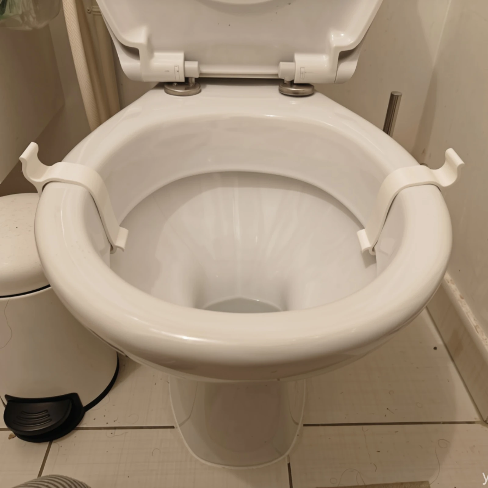 Toilet Seat Stabilizer Clip Easy to Install Toilet Seat Clamp Hardware Stable Sturdy for Homeowners, Bathroom