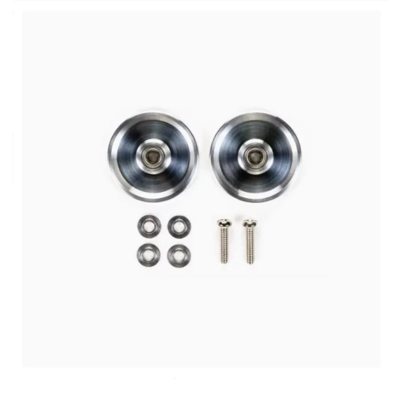 Tamiya 4WD 19mm no rubber ring silver ball guide wheel 15464