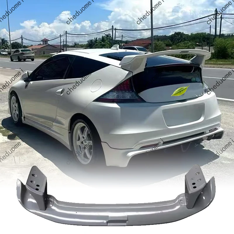Muge Style Gloss Black Painted Rear Spoiler Wing For Honda CR‑Z ZF1 ZF2 2010‑2017 Car Modification Exterior Accessories