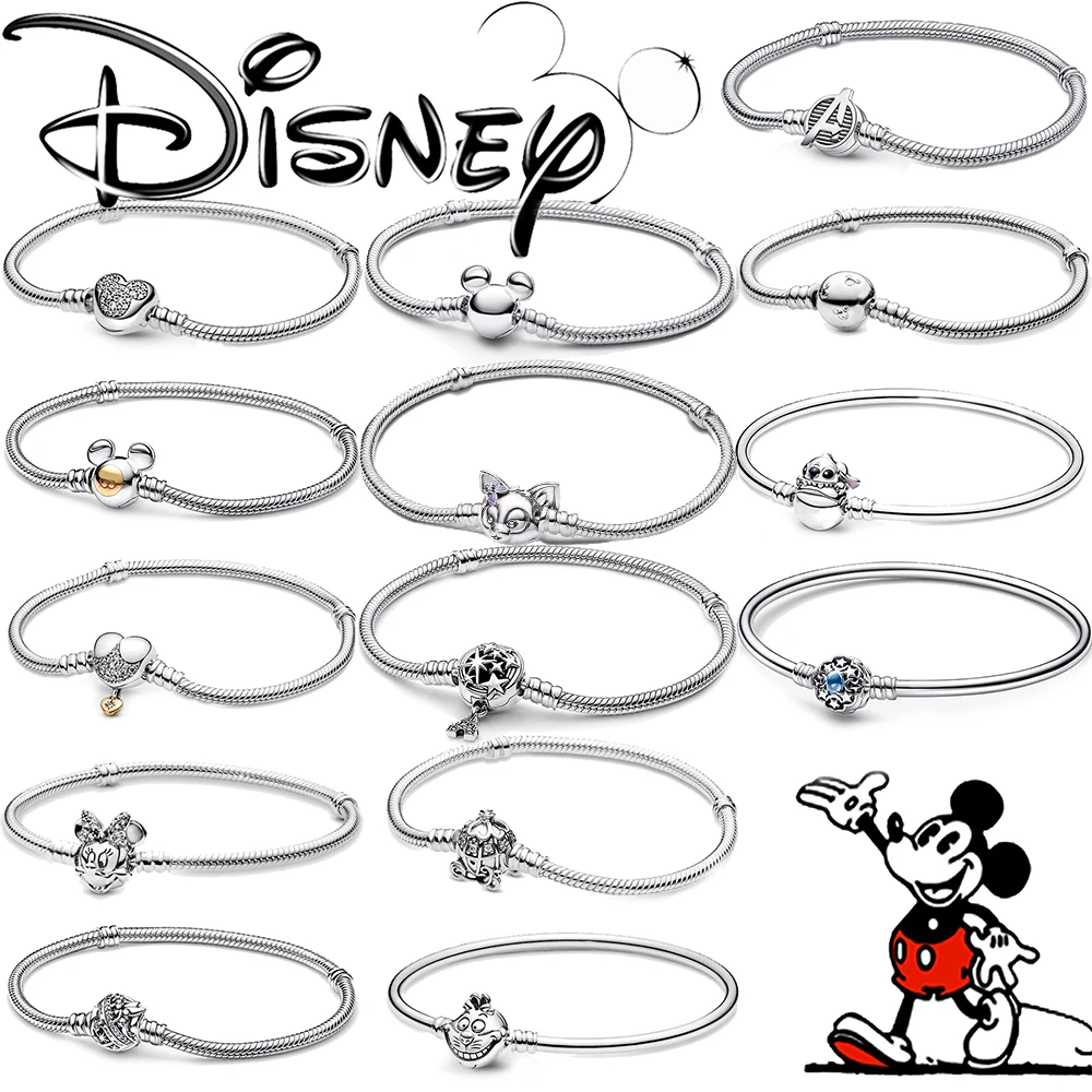 2024 charms Disney sterling silver 925 jewelry Beads Suitable For 925 Original Bracelet jewellery women gift