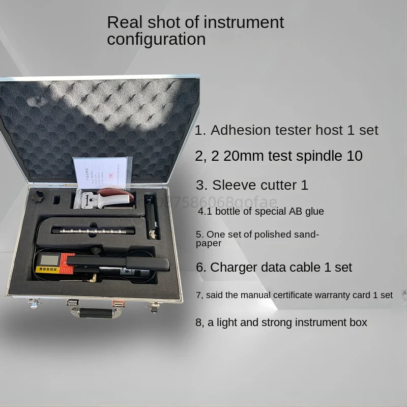 Digital display pulling method  tester High-precision steel structure anti-corrosion coating bonding strength drawing instrument