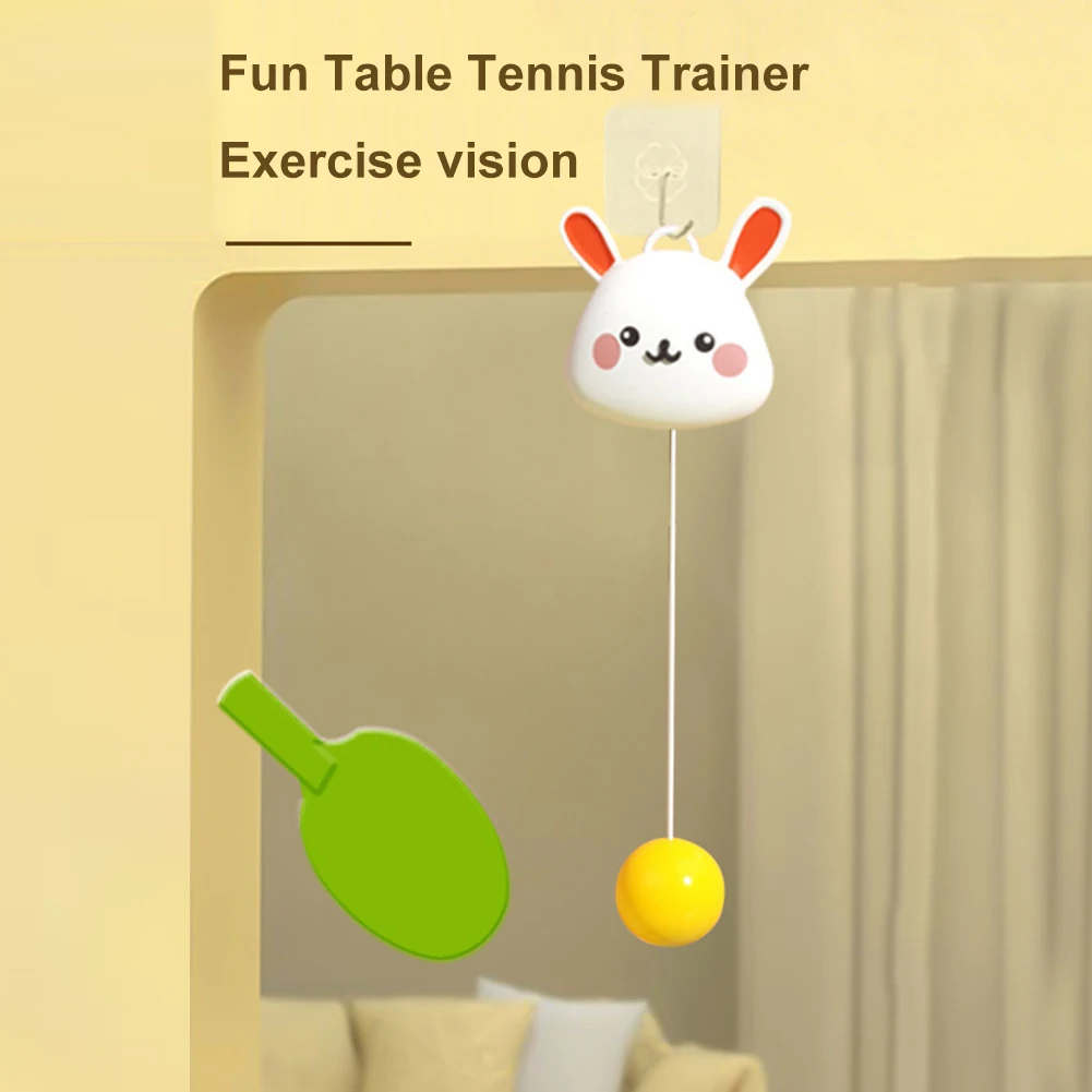 ของเล่นปิงปองแขวน ฝึกการประสานมือและตา เกมปิงปองในร่ม ฝึกซ้อมการตีลูกปิงปอง สำหรับเด็กชายและเด็กหญิง