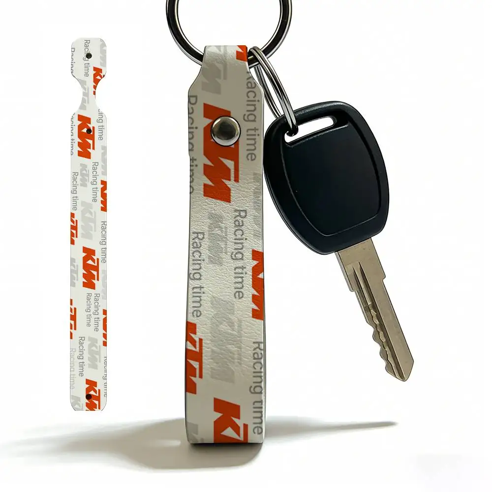 

Высококачественный брелок для ключей KTM из искусственной кожи в винтажном стиле для скутеров и мотокросса