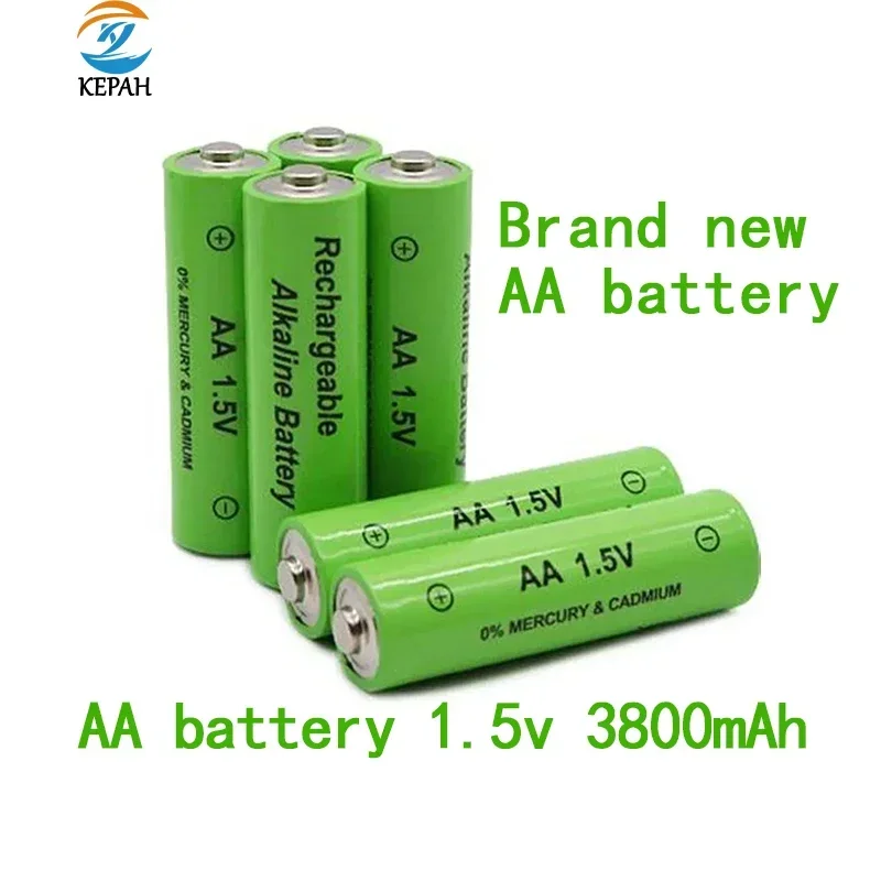 1.5V AA battery 3800mAh Rechargeable Battery NI-MH 1.5V is Suitable for Batteries Such as Clocks, Mice, Calculators, Toys, Etc