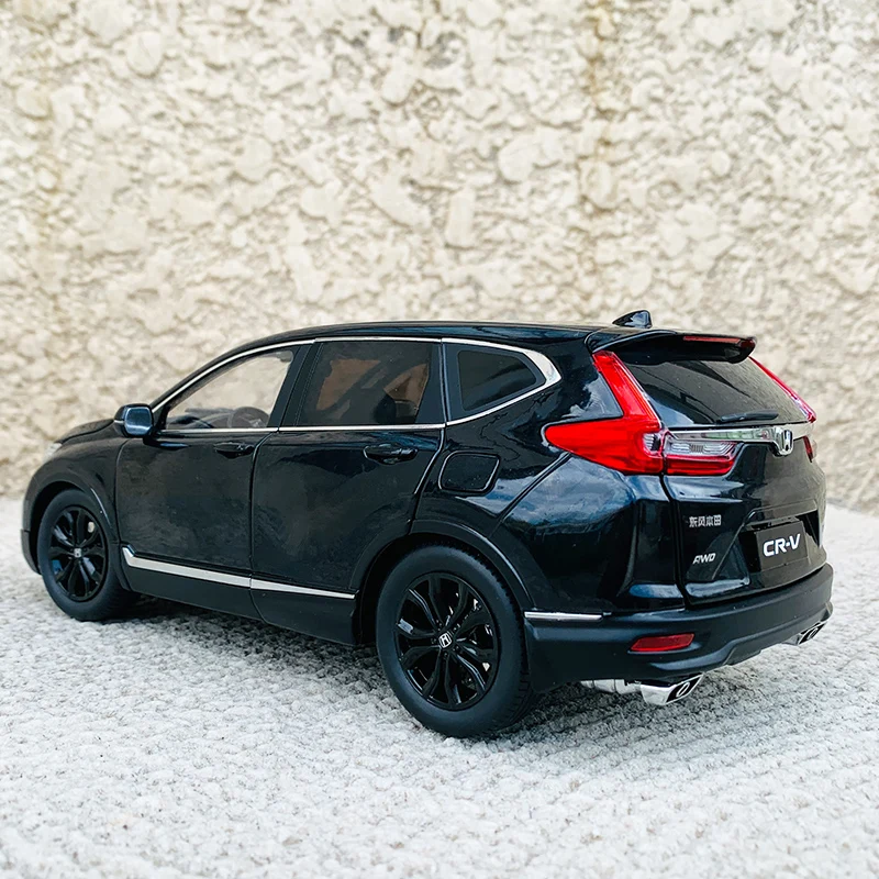 東風-黒合金車モデル,1:18,ホンダcrv,装飾,コレクション,お土産,ディスプレイ,装飾品,ギフト,おもちゃ,2021