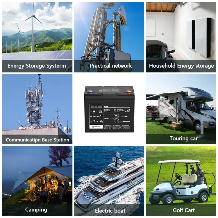 Group 31 baterai 36V Golf carts EV RV perahu Lifepo4 baterai laut Trolling Motor baterai Lithium 60Ah