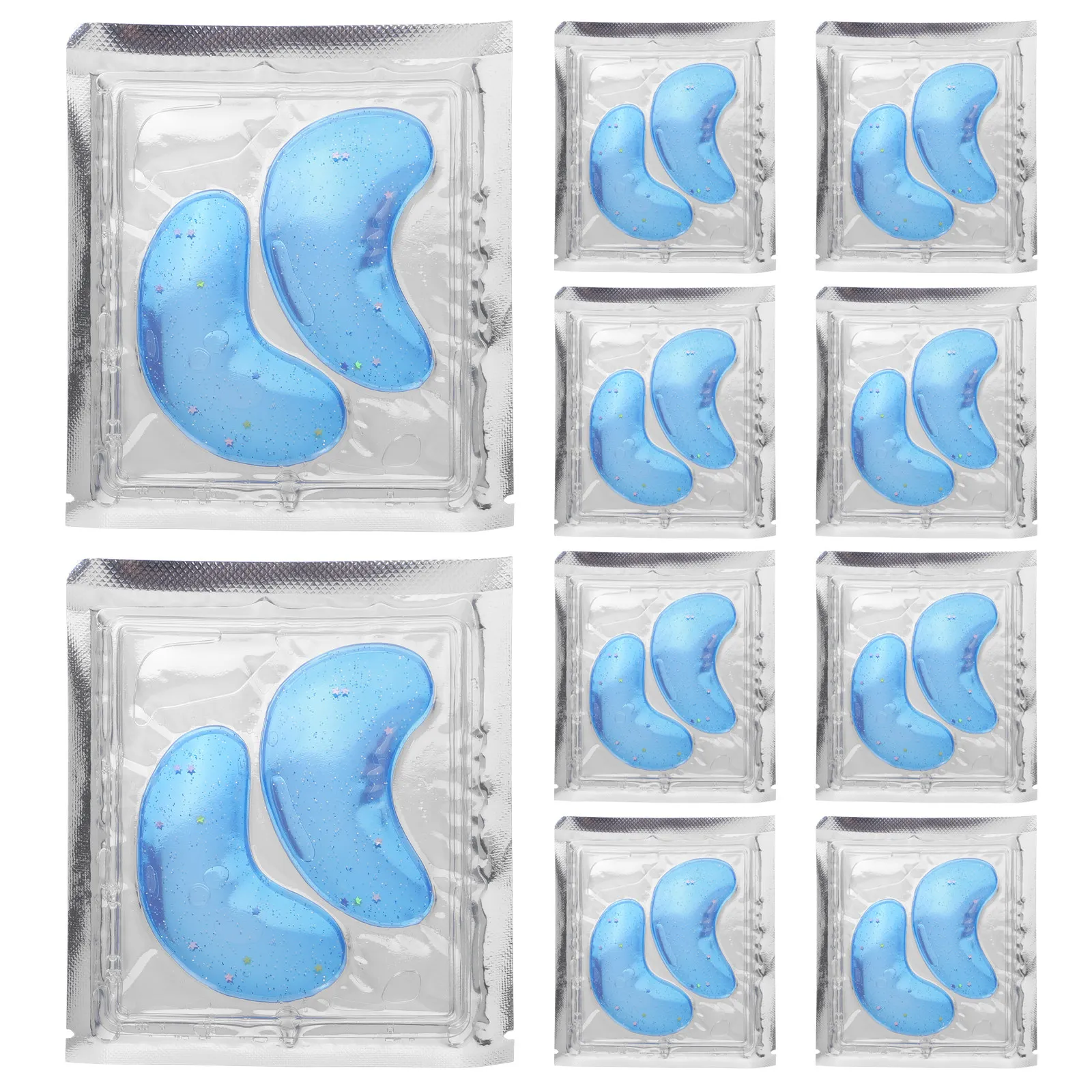 10Pairs Collagen Eye Patches for Women Hydrating Under Eye Mask Patches to Reduce Dark Circles Wrinkles Fine Lines Soothe Tired