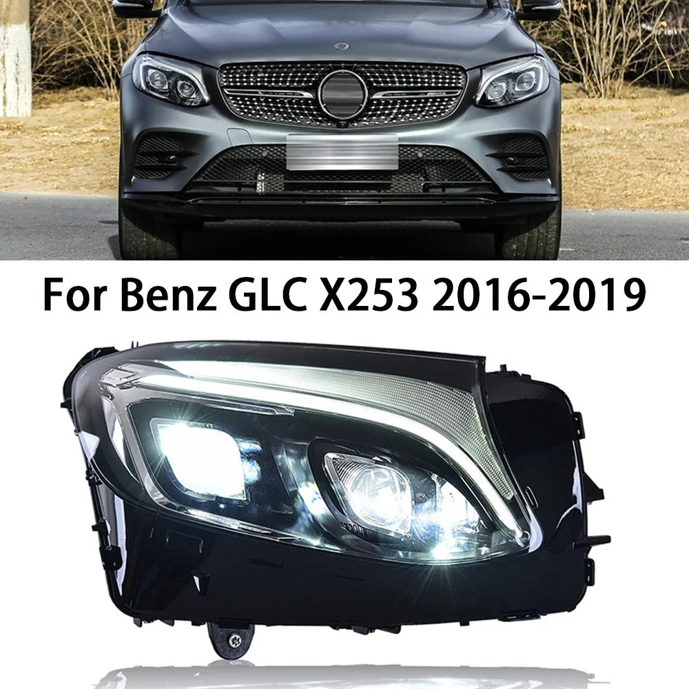 

For W253 Glc 2015-2019 Benz GLC260 GLC 200 GLC300 GLC350 Headlight upgrade LED Laser Lenses Lamp Head Front Light Accessories