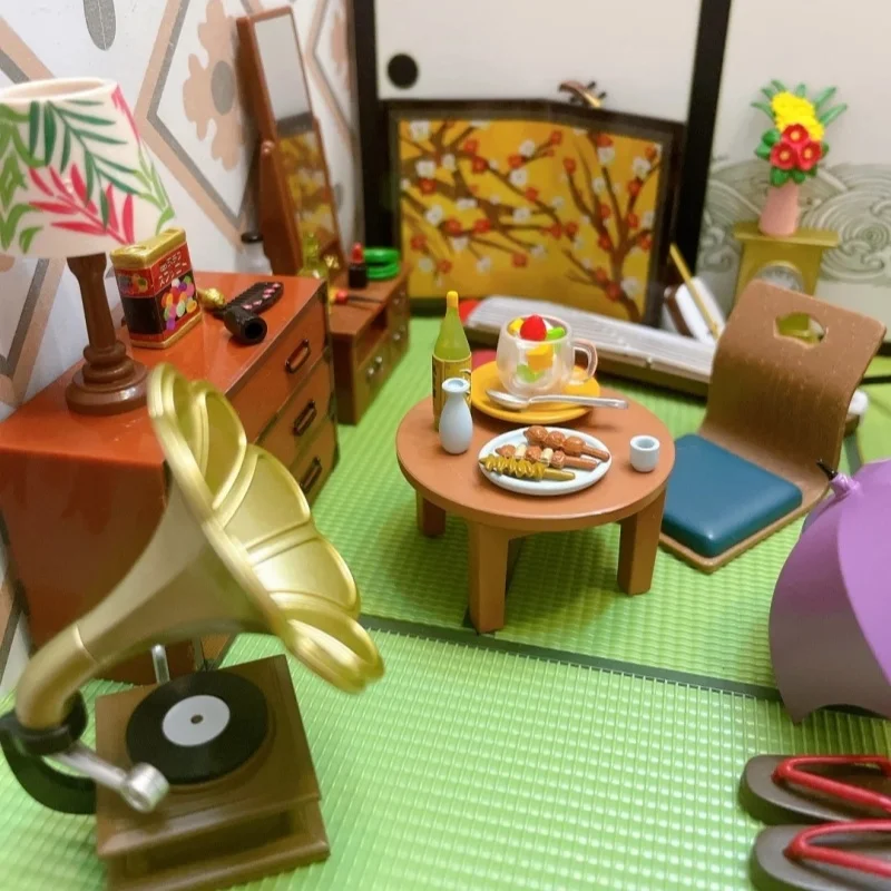 

Re-Ment Collection Mini Exquisite Desserts Chocolate Shop Theme Pounding Heart Miniature Scene Collection Gift Toy