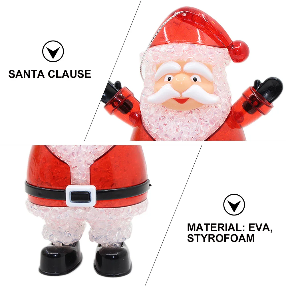1 قطعة عيد الميلاد LED ضوء الليل سانتا كلوز إيفا المواد ضوء ملون تعمل عطلة الديكور مصباح الليل #2