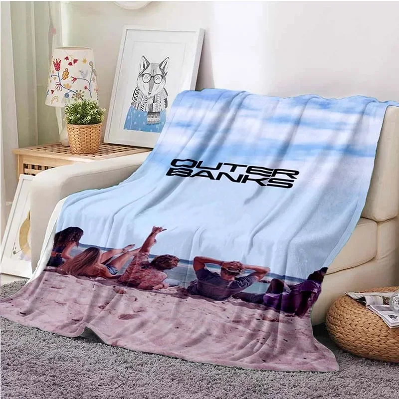 OBX Outer Banks Season thin Blanket Soft Plush Blanket Soft Warm Flannel Throw Blankets Comfortable Blankets for Beds Gift