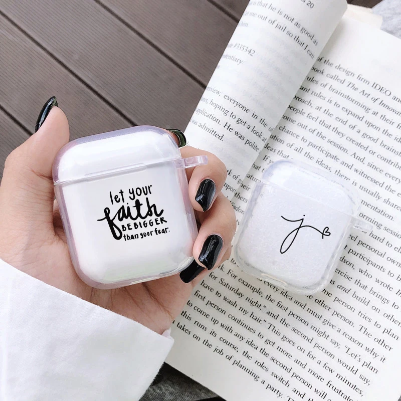 Faith Christian Religious Jesus Earphone Case for Airpods 4th 3rd 2 Pro Soft Cover for Airpod 2 3 1 Protective Accessorie Shell