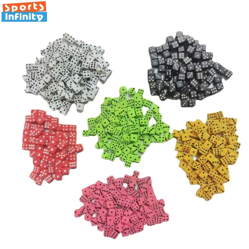 

1000 шт./компл., 8 мм, мини-кубики, красочные квадратные угловые кости, набор кубиков Dnd, набор маленьких кубиков с цифрами для настольных игр, развлечений