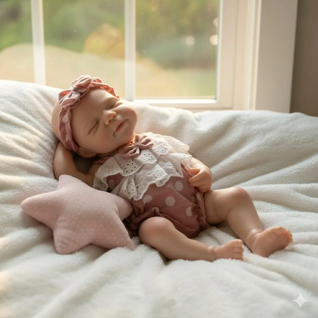 AnjoDoll 2 Sets of Clothes/13Inch Open Mouth Silicone Reborn Doll Pascale Girl Washable Doll Toys reborn de silicone