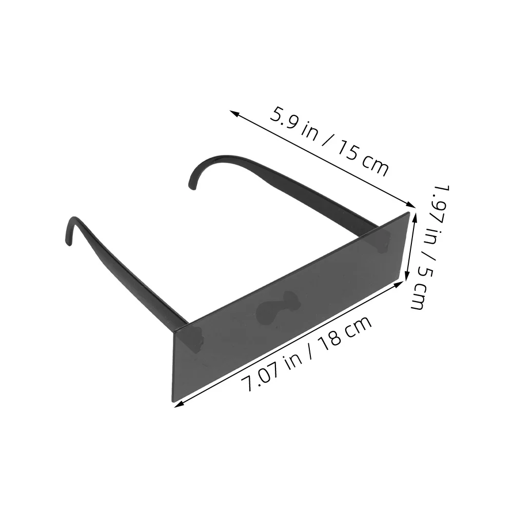 Gafas de sol pixeladas con diseño de barra negra, gafas de carnaval Unisex para fiesta, accesorios para fotomatón, tonos de obturador, 2 uds.