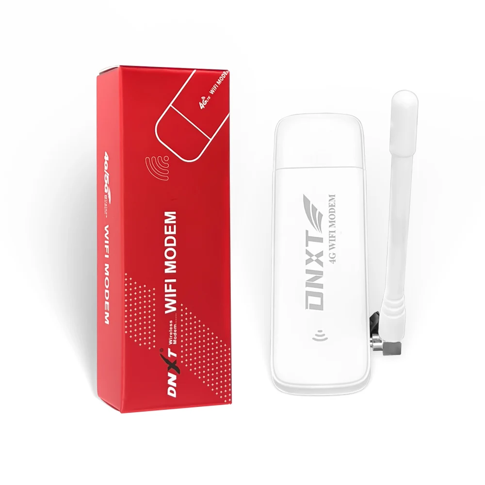 DNXT Unlocked ZTE 150M LTE 4G USB WiFi Dongle With Antenna Car Wingle Mobile WiFi Router Wireless Modem With SIM Card Home