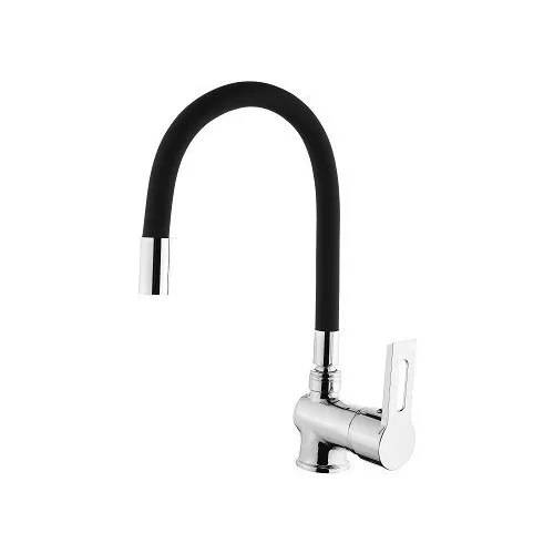 Vilas Bay Flexible Black Spiral Kitchen Sink Faucet