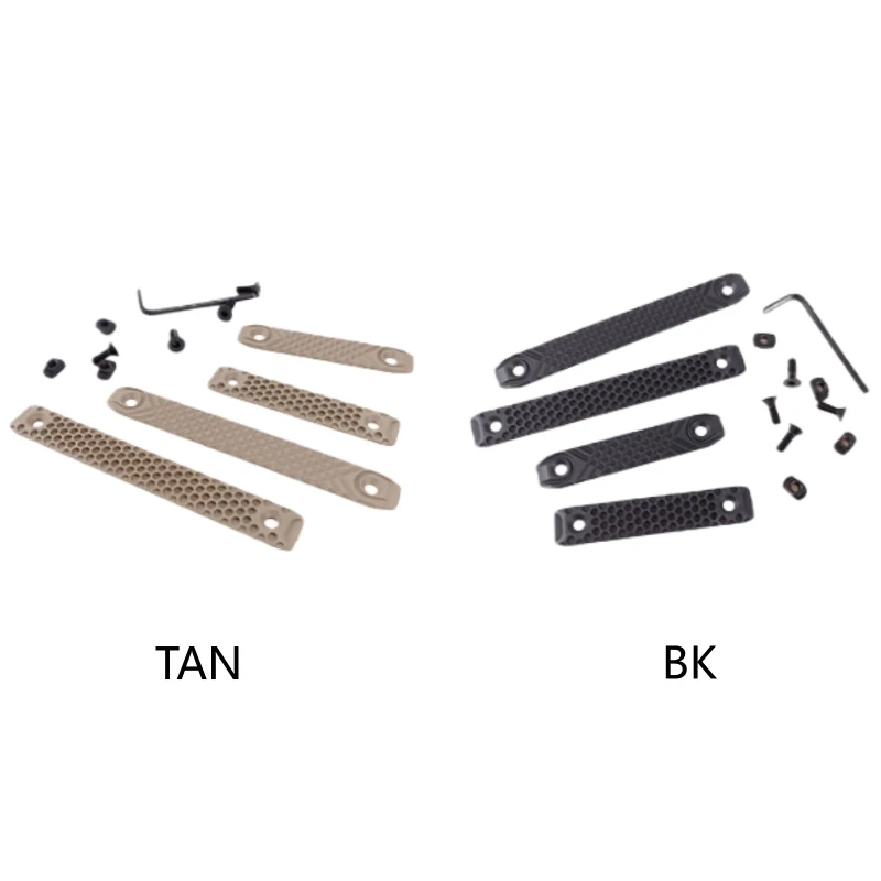 G10 Nylon-Handschutz – MLok Tan/Schwarz Jagd-Handschutzstreifen, langlebig und einfach zu installieren