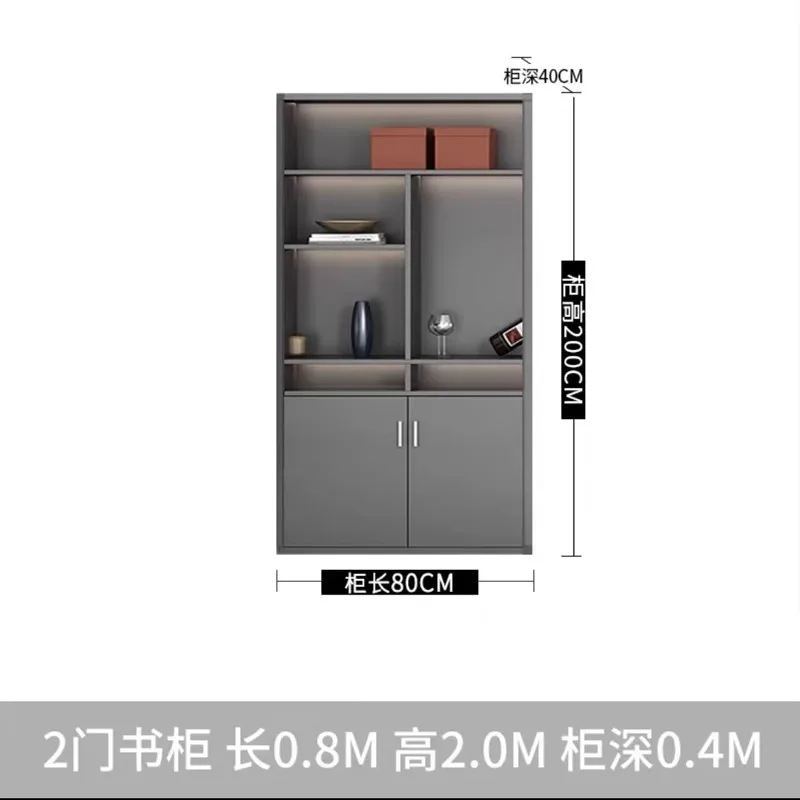 Boss Office File  Wooden Background  Against Wall Fashion Information  Storage Partition  Bookcase F