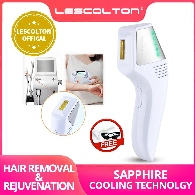 

Lescolton Sapphire Laser Epilator Cool Hair Removal for Women Men Home Use Devices IPL Photoepilator Depilator Dropshipping