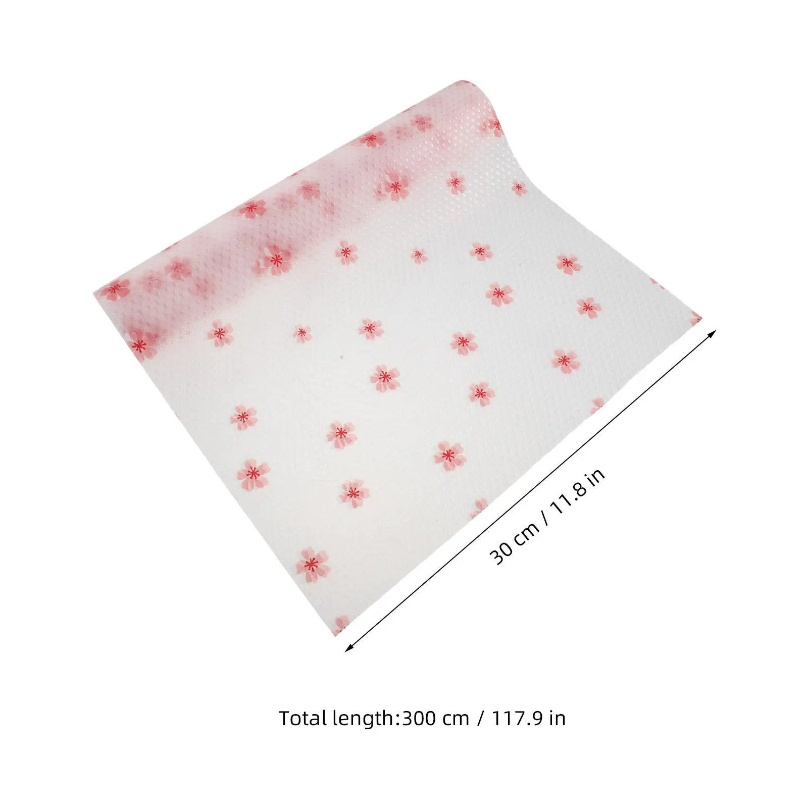 Eva Waterproof Cherry Blossom Thick Drawer Liner Non Slip Kitchen Cabinet Shelf Mat Moisture Proof Floral Printed Protective